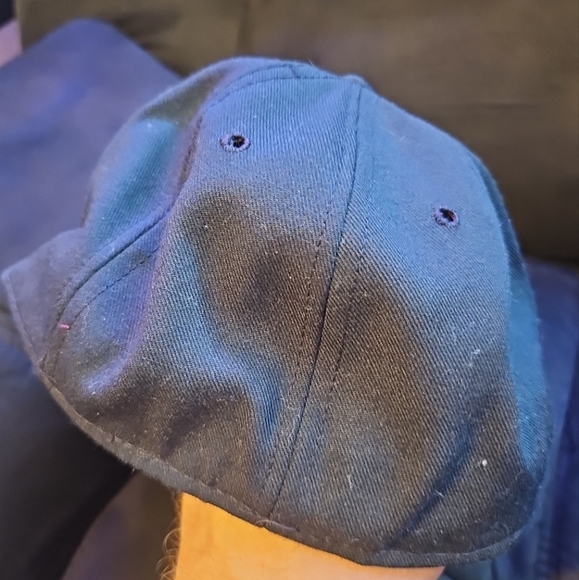 VTG Notre Dame Hat Pro Line Baseball Cap Size 6 7/8 Wool USA Pro Model Fitted - Picture 4 of 7